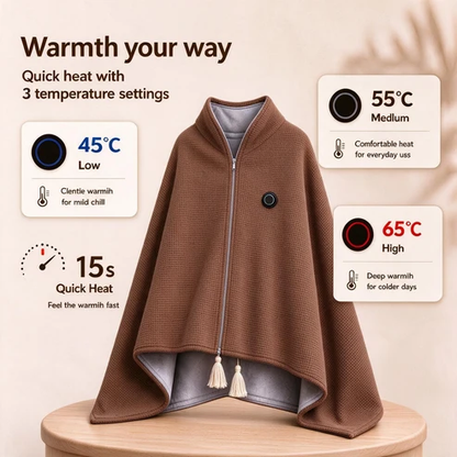 🎃Xmas Mega Sale🔥Portable Heated Blanket Shawl- Halloween Blowout Sale – LAST DAY!