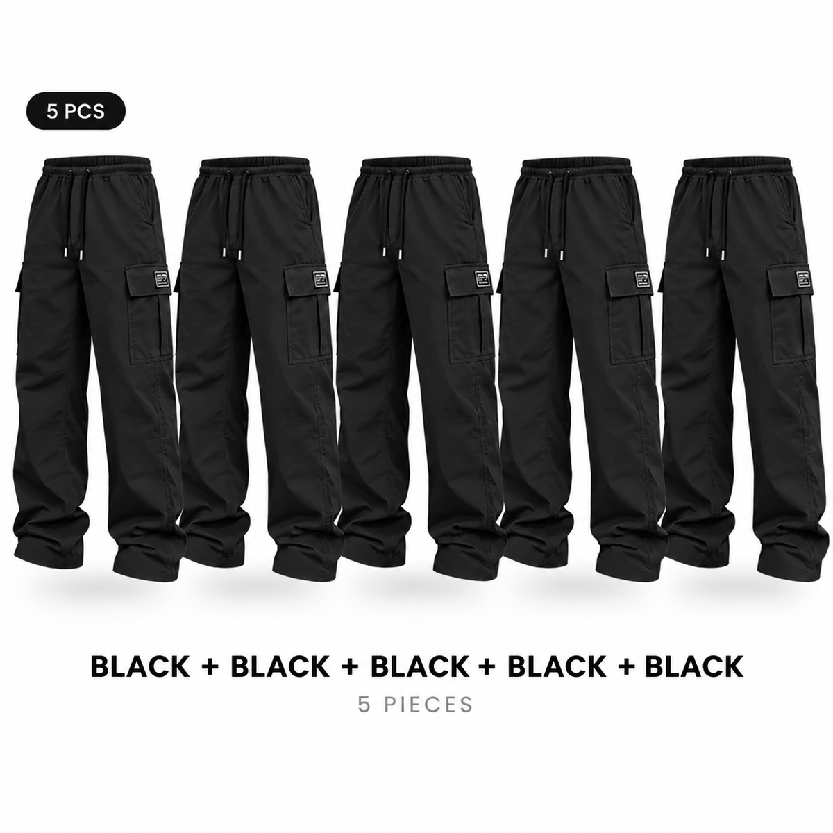 🔥Black Friday Day 🔥 Best-Seller Men's Solid-Color Cargo Pants — Loose Fit, Casual Style!