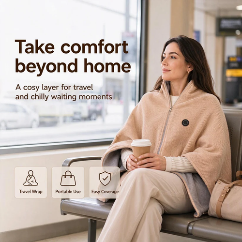 🎃Xmas Mega Sale🔥Portable Heated Blanket Shawl- Halloween Blowout Sale – LAST DAY!