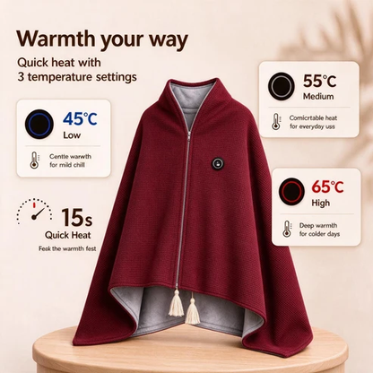 🎃Xmas Mega Sale🔥Portable Heated Blanket Shawl- Halloween Blowout Sale – LAST DAY!