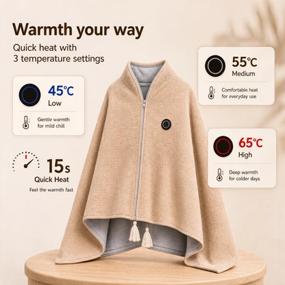 🎃Xmas Mega Sale🔥Portable Heated Blanket Shawl- Halloween Blowout Sale – LAST DAY!