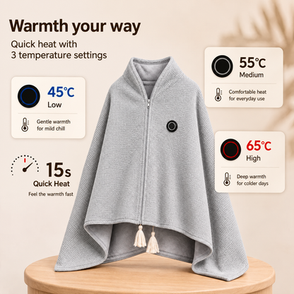 🎃Xmas Mega Sale🔥Portable Heated Blanket Shawl- Halloween Blowout Sale – LAST DAY!