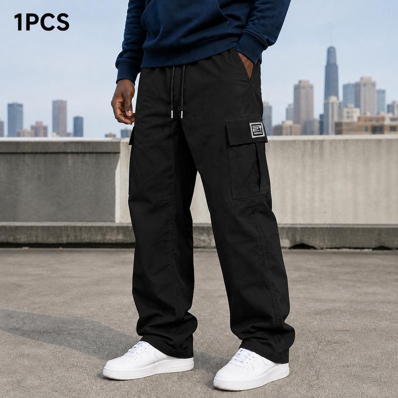 🔥Black Friday Day 🔥 Best-Seller Men's Solid-Color Cargo Pants — Loose Fit, Casual Style!