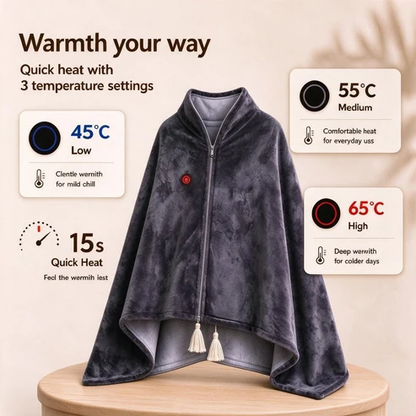 🎃Xmas Mega Sale🔥Portable Heated Blanket Shawl- Halloween Blowout Sale – LAST DAY!